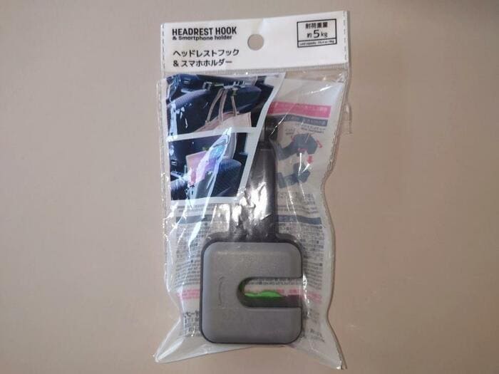 ヘッドレストフック&スマホホルダー