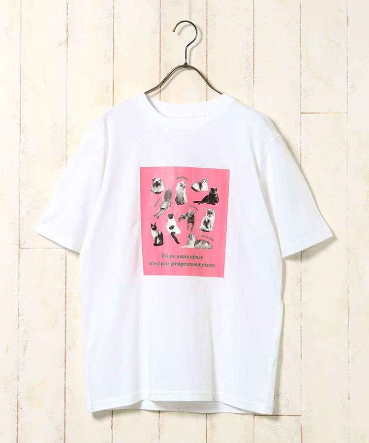 出所：Bleu Bleuet（ブルーブルーエ）公式サイト　モノクロームペットTシャツ