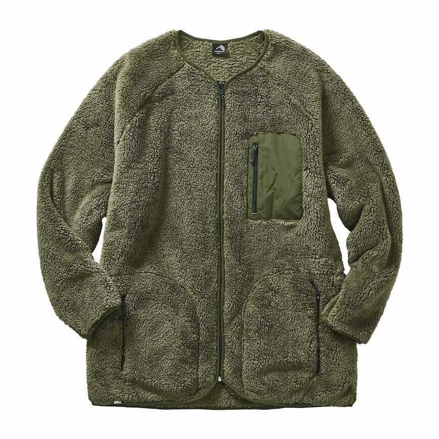 出所：ワークマン公式　ストレッチフリースノーカラージャケット