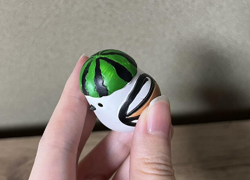 キャンドゥ、シマエナガの置物写真