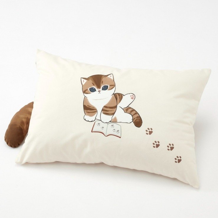 しまむら公式　枕（43×63cm・mofusand）アイボリー