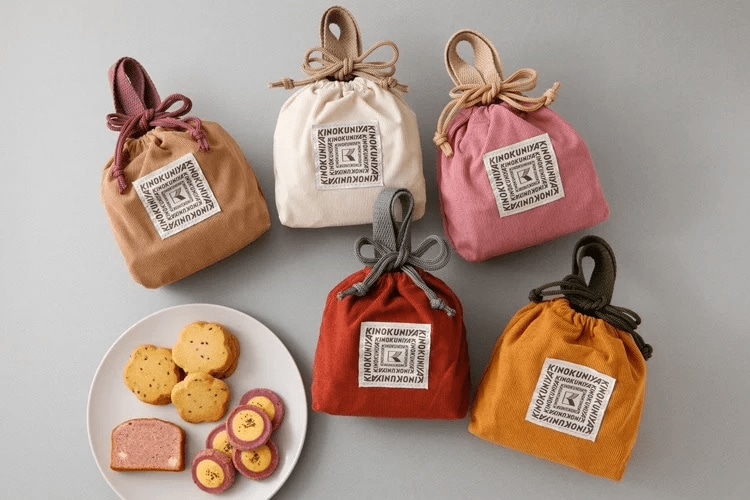 株式会社紀ノ國屋 コーデュロイスイーツバッグ 画像