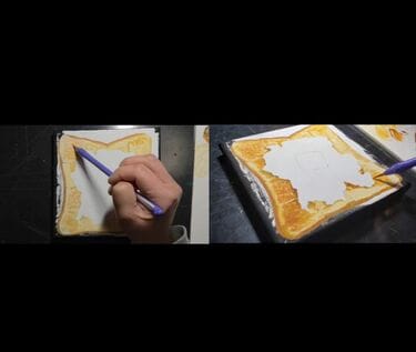 絵に描いたパン】「これ絶対本物のあんこでしょ？」小倉トーストの