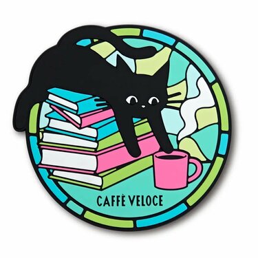 猫ちゃんがステンドグラスみたいで可愛い！ オリジナル「黒猫