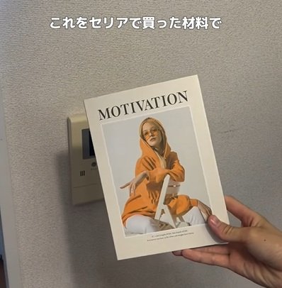 DIYに使用するブック型ボックス