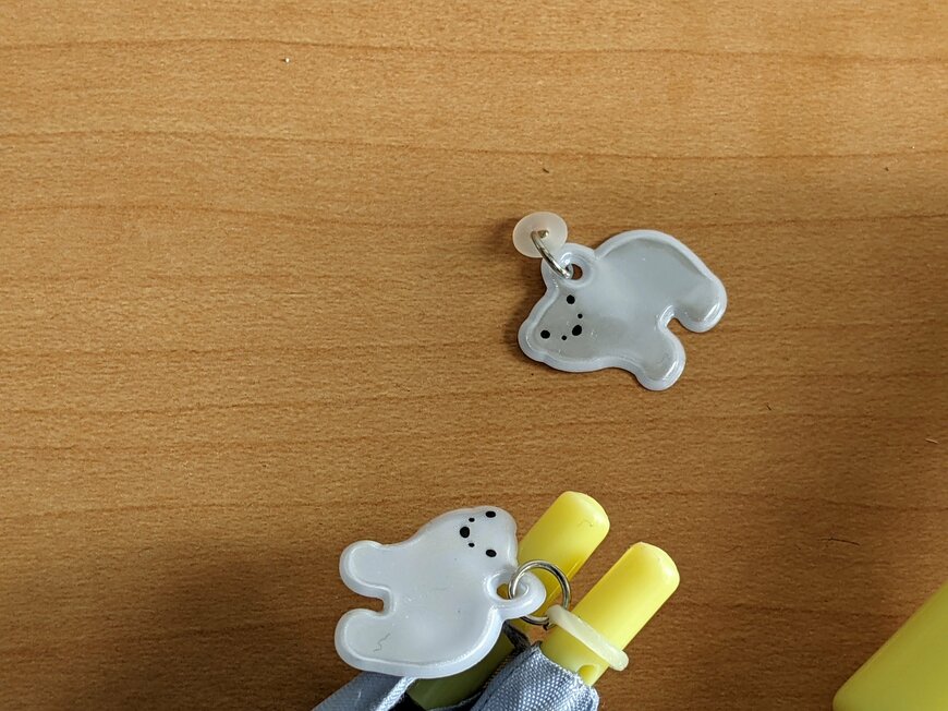 筆者撮影（セリア、傘ミニチャーム）