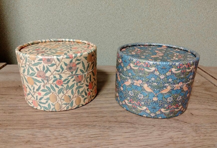 筆者撮影（セリア、ボックス ラウンド ウィリアム・モリス）