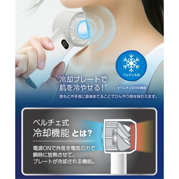 大風量冷却プレートハンディファン