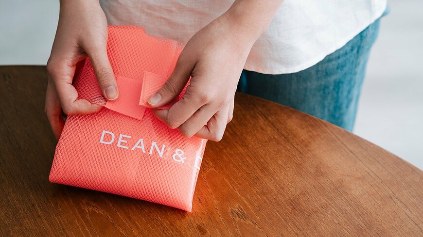 ディーン＆デルーカ公式　ショッピングバッグ EVA コーラルオレンジ