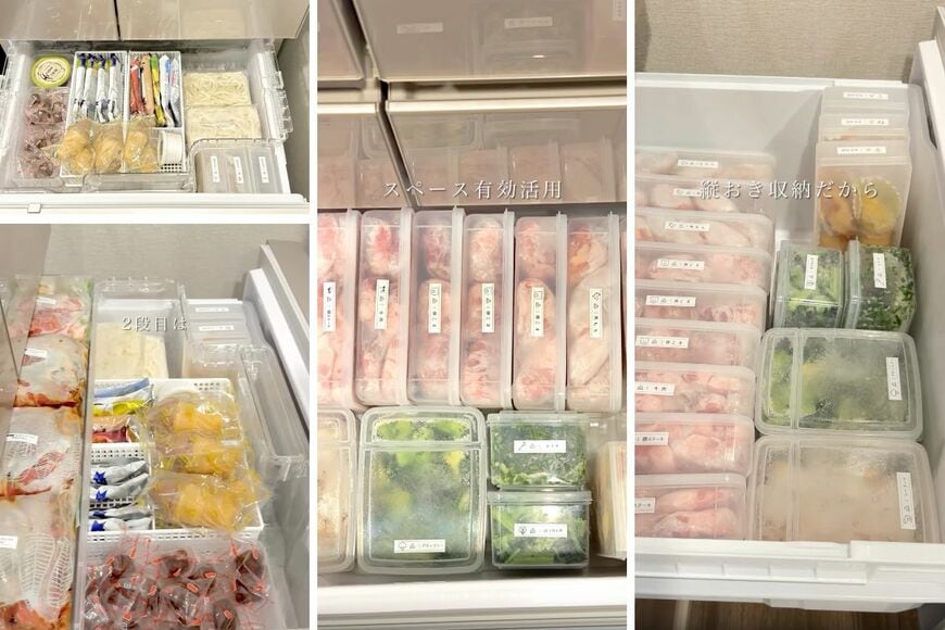 セリアの商品を使った収納