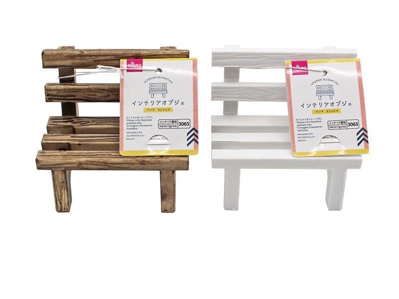 ダイソー、インテリアオブジェ（ベンチ）の画像