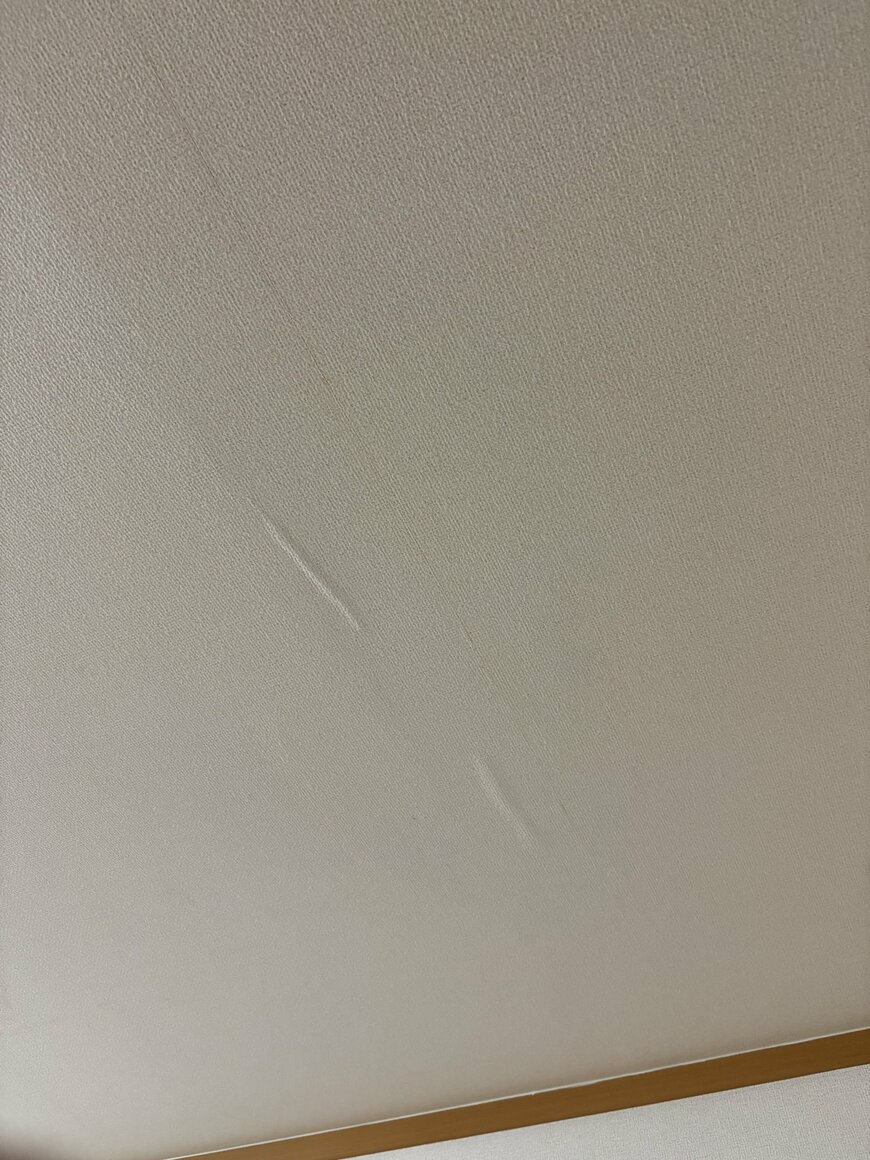 水漏れ後の天井