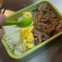 「テンション上がります」焼肉・コロッケ・唐揚《三大主役》がぎゅっと詰まった【のっけ弁当】が話題