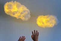 【簡単DIYアイデア】素敵すぎる〈雲のランプ〉の作り方を教えてもらいました