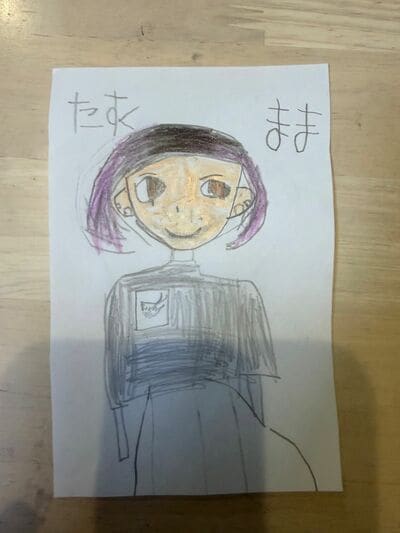 ママの似顔絵