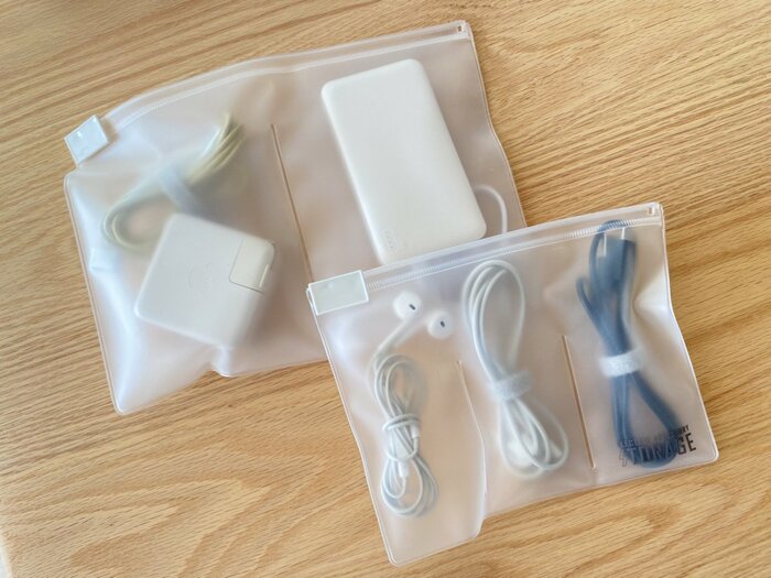 仕切り付きだからすっきり収まって気持ちいい！