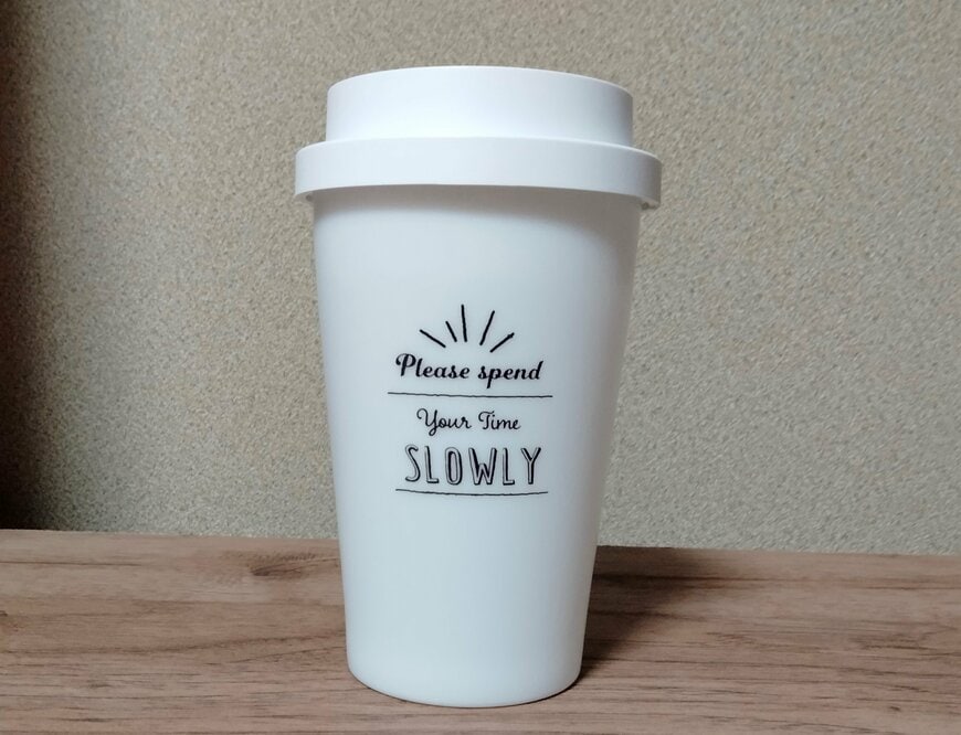 筆者撮影（ダイソー、USB式加湿器（コーヒーカップ、モノトーン））