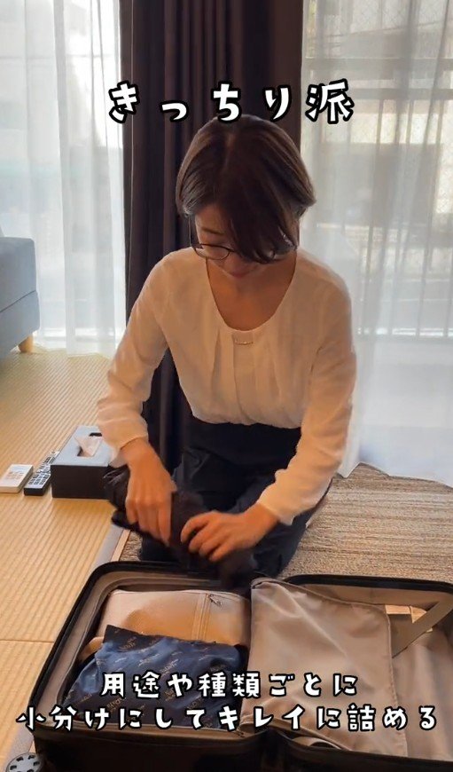 出所：@superhotel_official「あなたはどっち？旅行のパッキングあるある」