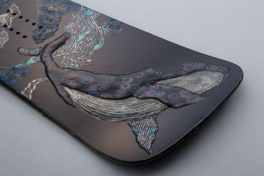 細部まで美しい雪中用漆具