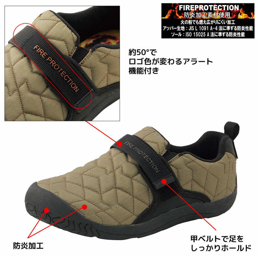 ワークマン 防寒防炎キャンパーモック