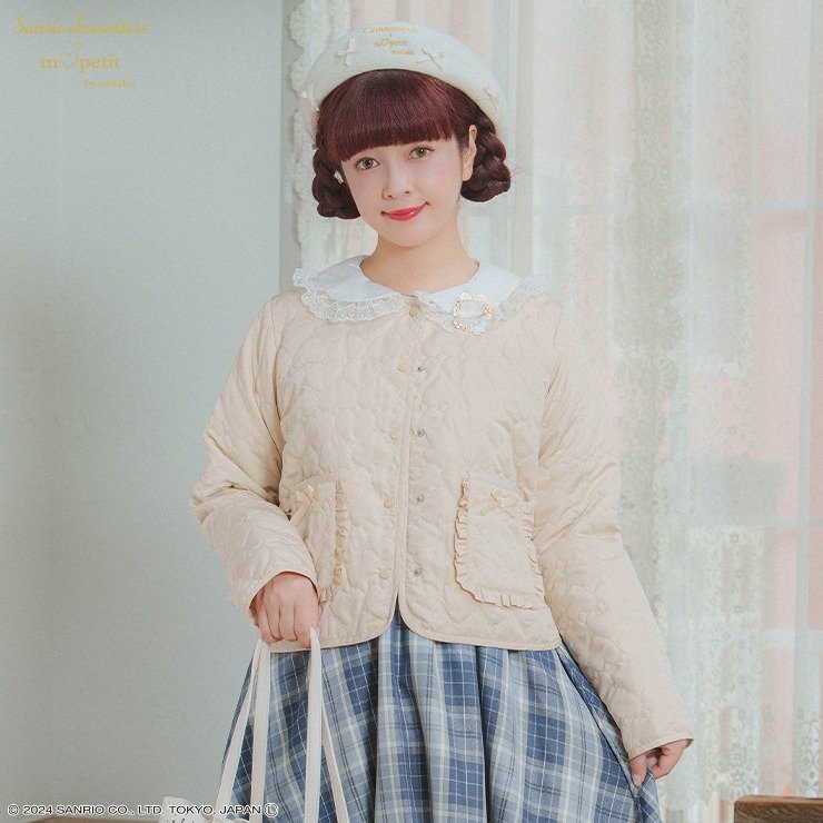 レディース キルトジャケット（青木美沙子×サンリオキャラクターズ）