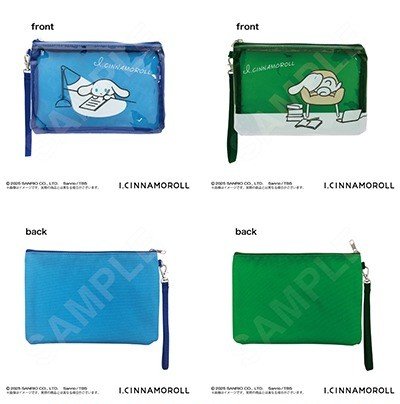 ローソン公式　「I.CINNAMOROLL」フラットポーチの画像