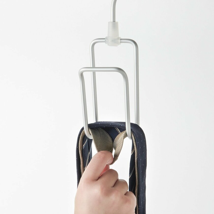 出所:無印良品公式 アルミハンガー・ネクタイ/スカーフ用