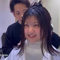 【大変身】久しぶりに会う友達のためにパーマで大胆イメチェンした女性　本人も「え！？　いいんですか！」と大満足の仕上がりに