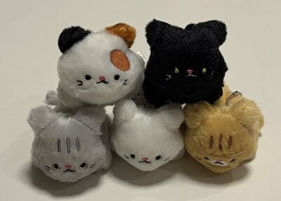 株式会社ピーナッツ・クラブ、てのひらサイズのこねこちゃん ぬいぐるみ商品画像