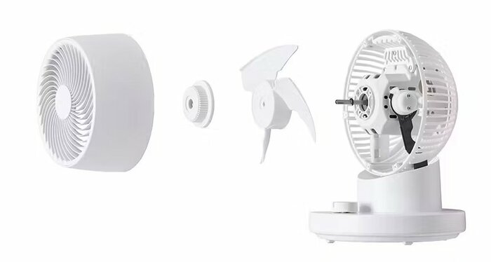 ホコリがつきにくいサーキュレーター ダイヤル式