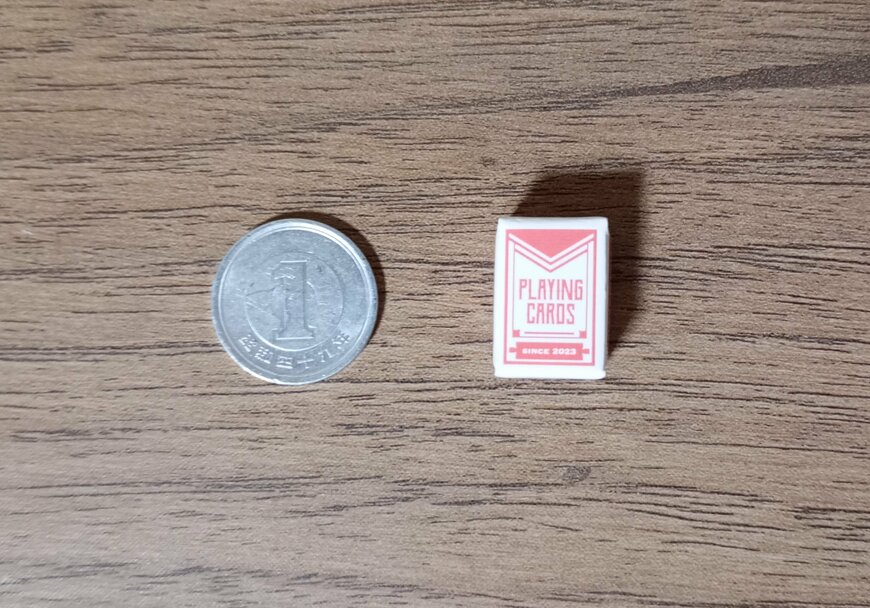 筆者撮影（セリア、4194 ぬい用 トランプ）