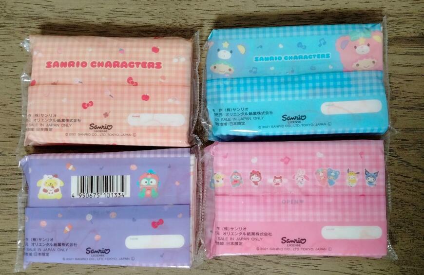 筆者撮影（セリア、プリントティッシュ）