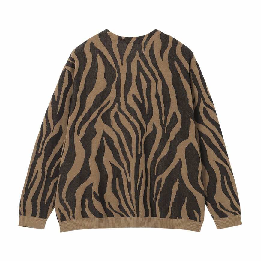 出所：ワークマン公式　アニマル柄ニットカーディガン