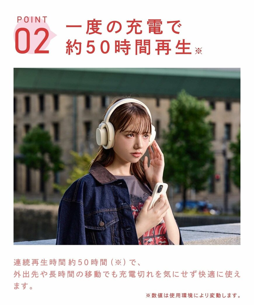 出所：3COINS公式　ワイヤレスオープンイヤーヘッドホン