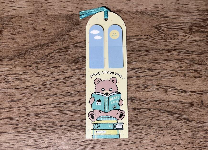 筆者撮影（キャンドゥ、ブックマーク付箋　どうぶつ）