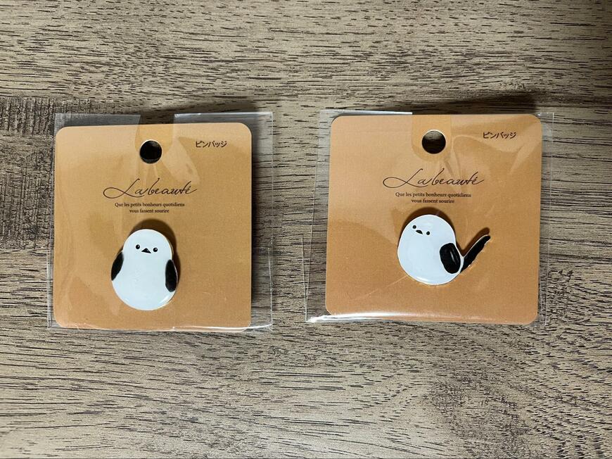 キャンドゥ、シマエナガピンバッジ画像