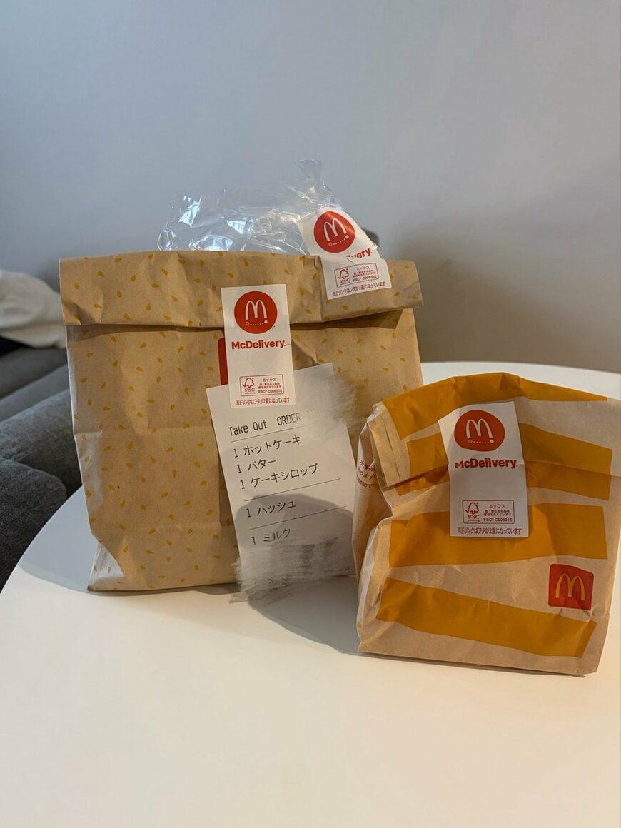 朝マックのセット