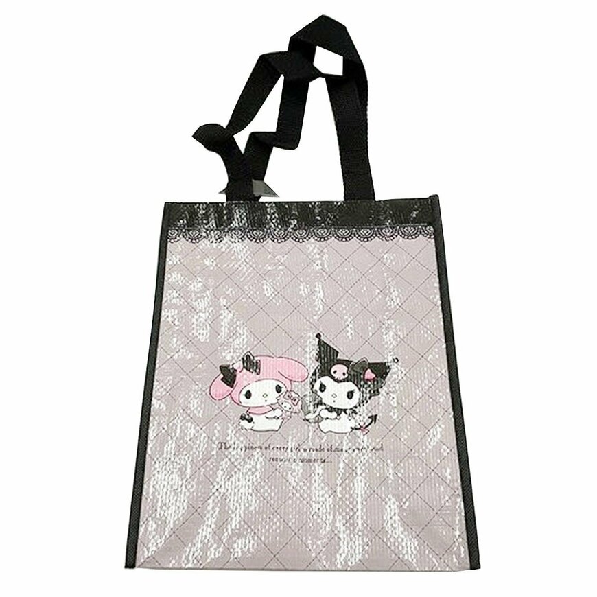 ワッツ公式 マイメロクロミ トートバッグタテ型ハートリボン