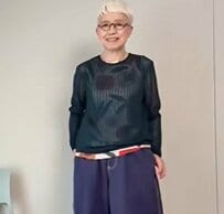 【70代マダム】GUメンズのハーフパンツを着こなす　トレンド×季節感のコーデが勉強になる