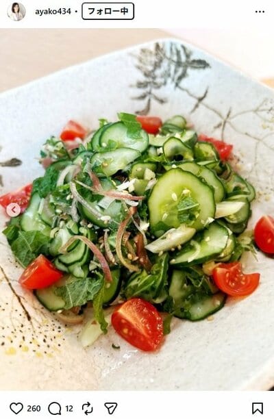 小林綾子のInstagram投稿
