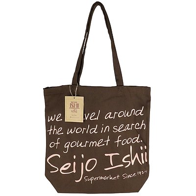 「Seijo Ishii」の英字が入った成城石井の定番ともいえるエコバッグ