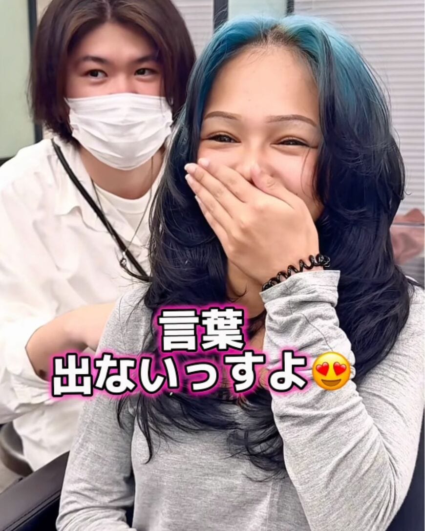 出所：＠balayage_issei