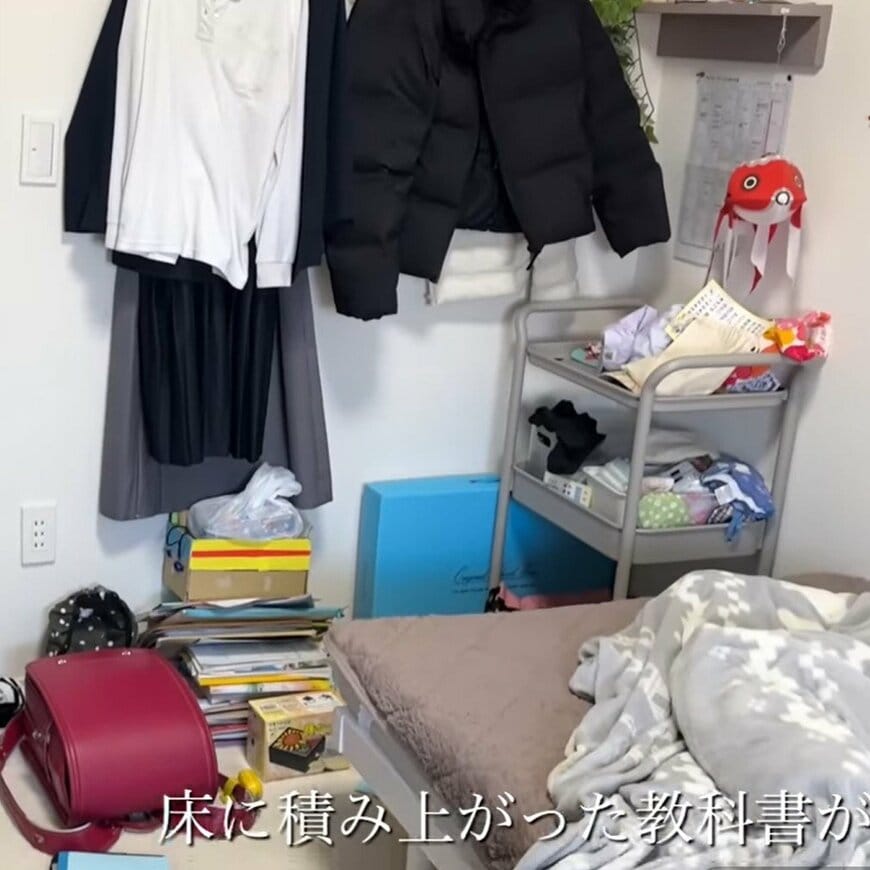 46歳母が挑む「親子の捨て活」　無印良品の「ワゴン」で入学前の“荒れた子供部屋”を徹底的にお片付け！