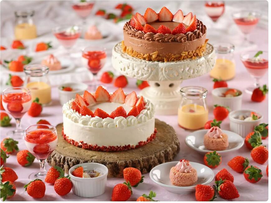 出所：ANAクラウンプラザホテル成田「【ANAクラウンプラザホテル成田】北海道ビュッフェとイチゴアフタヌーンティー」（2024年1月16日）PR TIMES