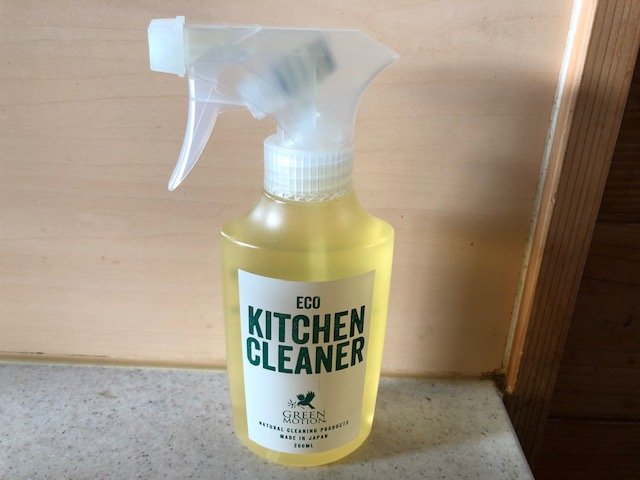 グリーンモーションの『エコキッチンクリーナー』（筆者撮影）