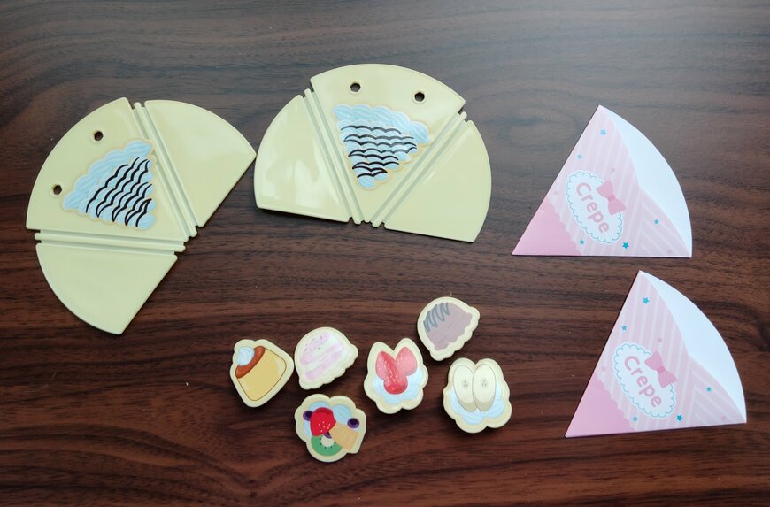 筆者撮影（ダイソー、クレープやさんセット）