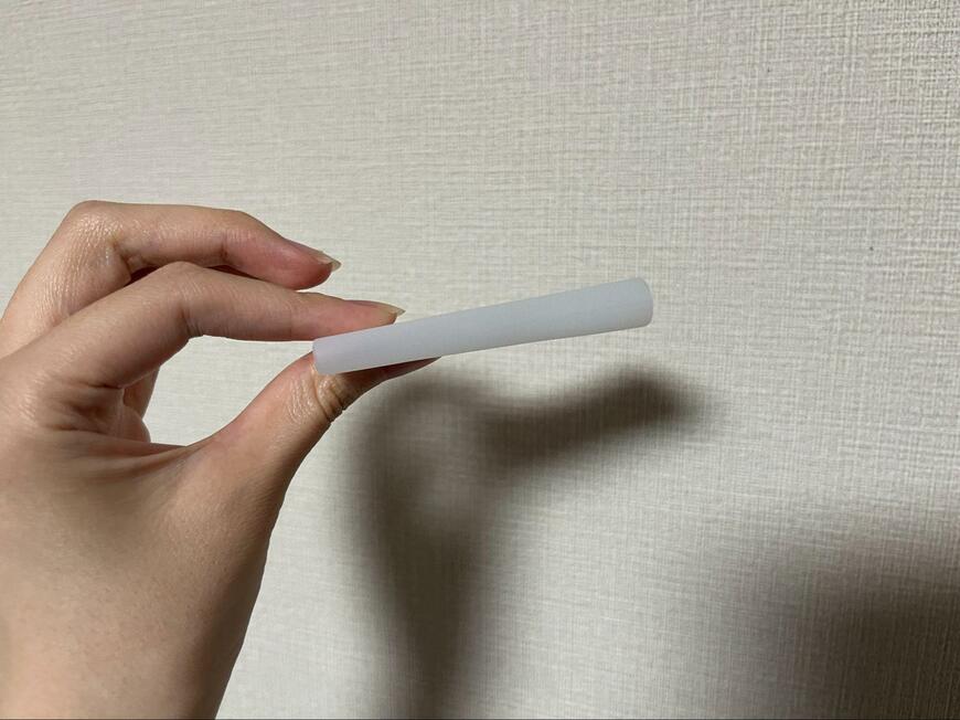 筆者撮影（セリア、携帯便利 薄型シリコーンコップ ケース付）