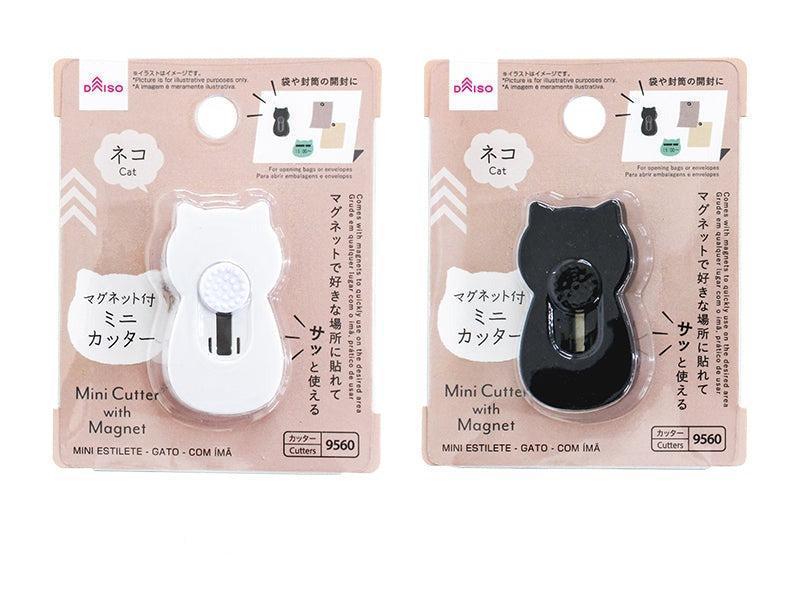ダイソー、ミニカッター(ネコ、マグネット付)商品画像