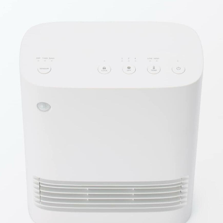 無印良品、温風がすぐに出る　セラミックファンヒーター商品画像