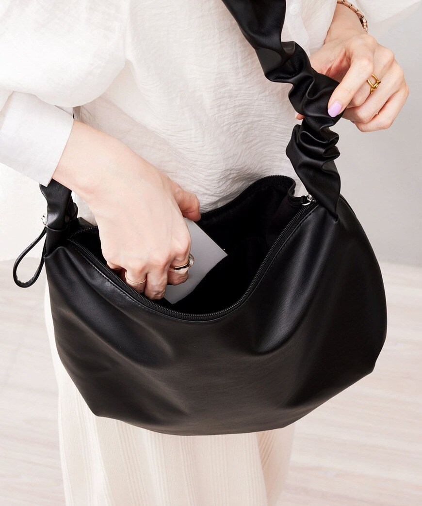 ギャザー2wayショルダーバッグ